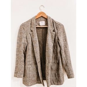 Plaid Blazer